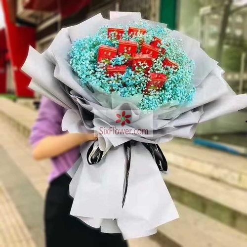 大连香烟花束网红款,璀璨夜空下的浪漫传奇