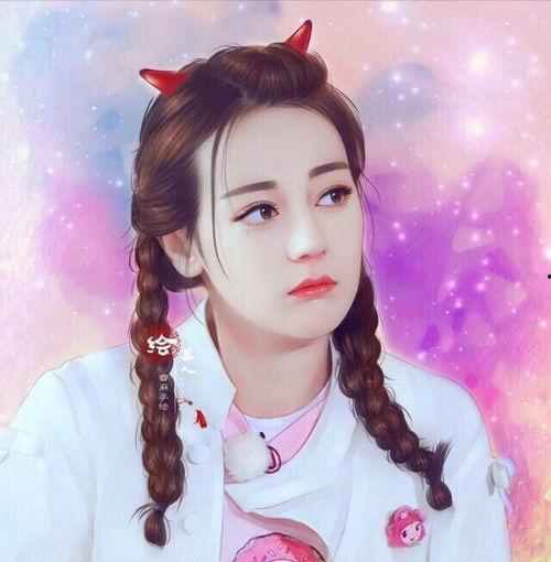 明星手绘杨幂,描绘东方女性的独特魅力