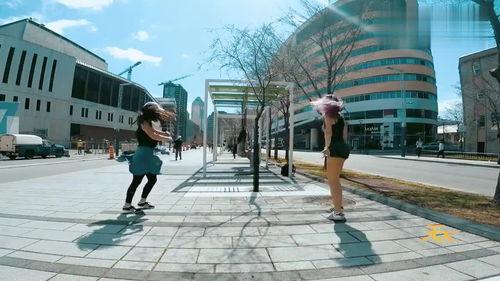 美国网红鬼步舞女孩